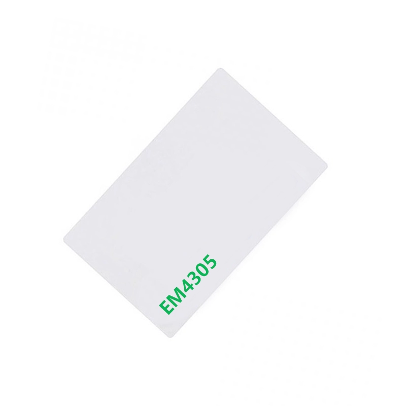 ホワイトブランク125KHz EM4305 RFIDチップカード