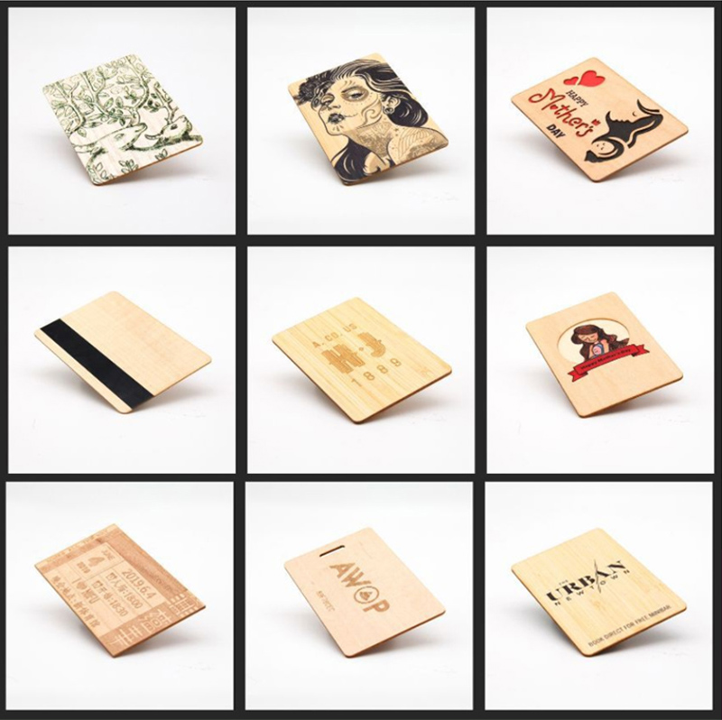 木製RFID会員カード