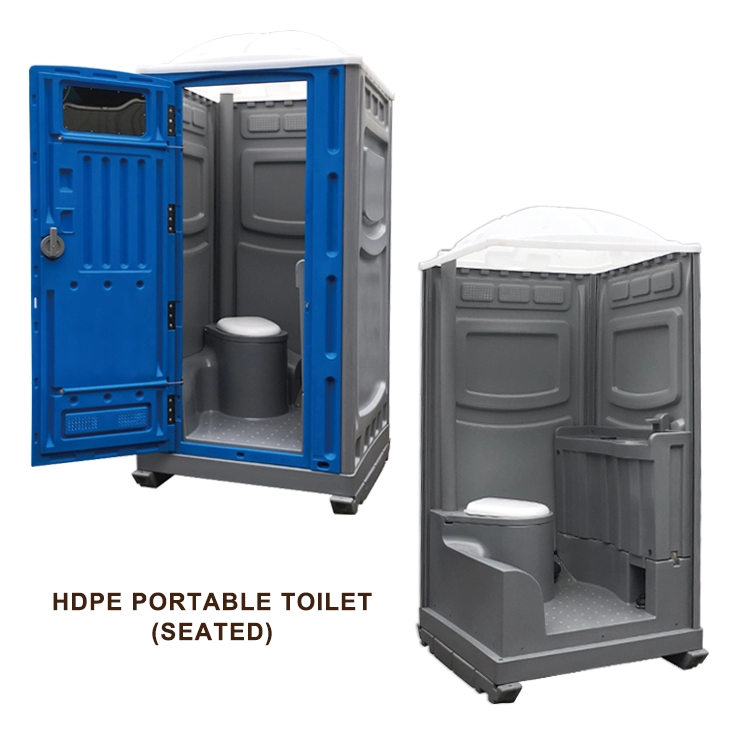 プラスチック素材の移動式ポータブルトイレキャビン浴室用移動​​式トイレ