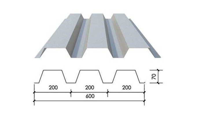 オープンタイプの亜鉛メッキ鋼板/金属床材