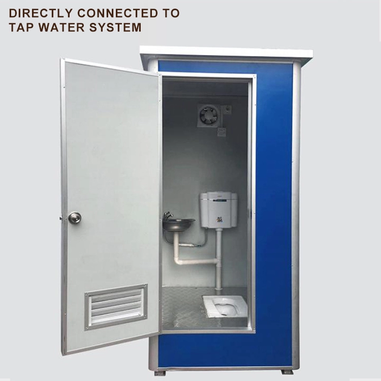 簡単に組み立てられる可動式屋外モバイルトイレポータブル公衆トイレスチールプレハブトイレトイレ