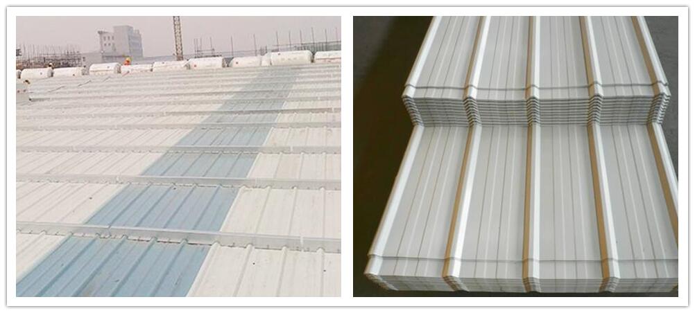 屋根用として最も多く使用されているカラー鋼板