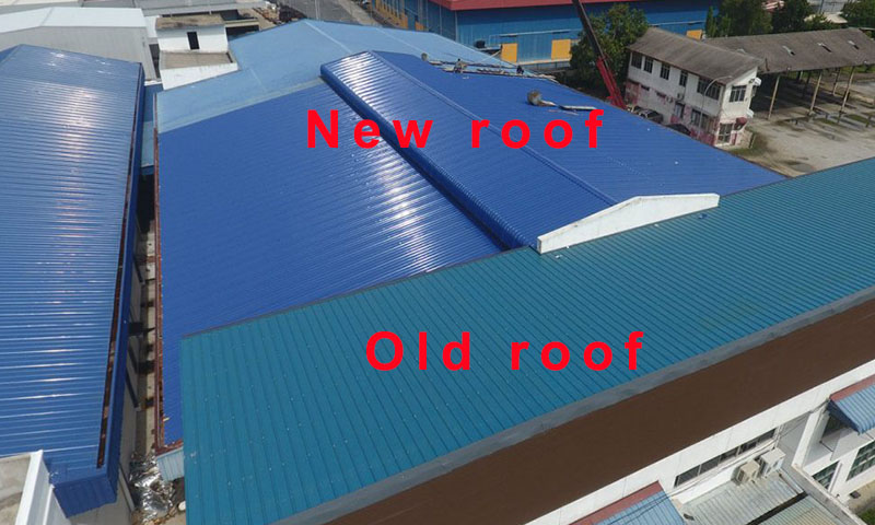 屋根改修用断熱屋根パネル