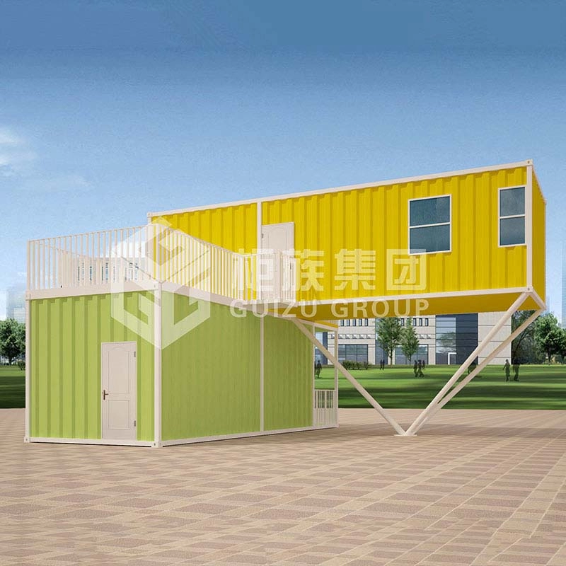 中国メーカー デュプレックス コンテナ改造スチール製プレハブ住宅