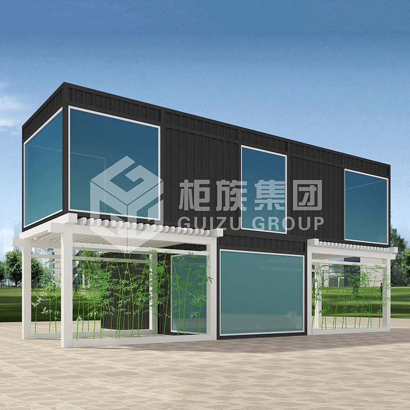 中国工場供給二層コンテナスタジオプレハブSOHO