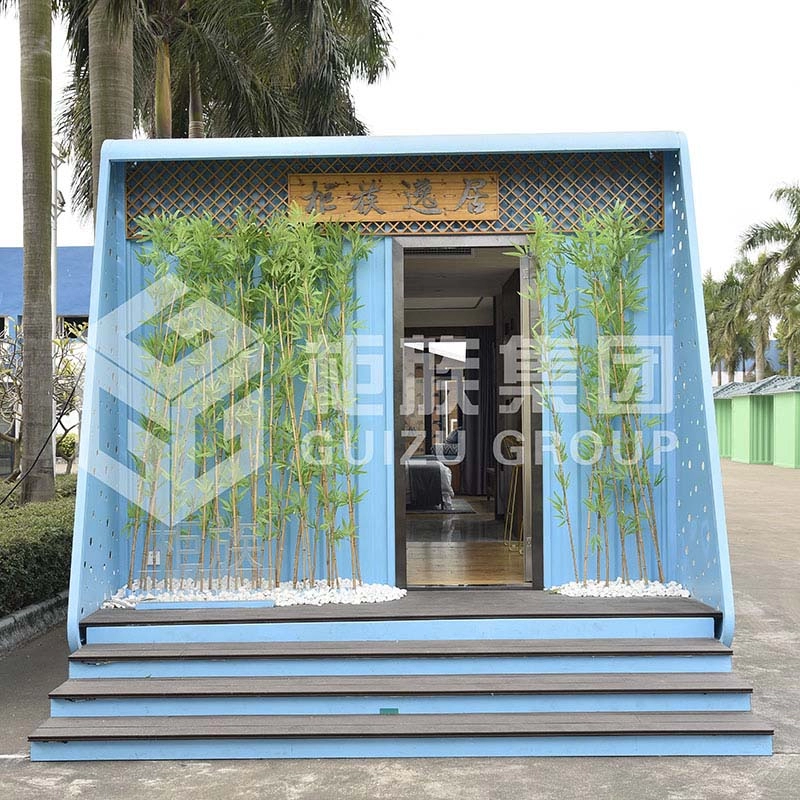 OEM中国メーカー波形ベニヤ製プレハブモバイルホテル