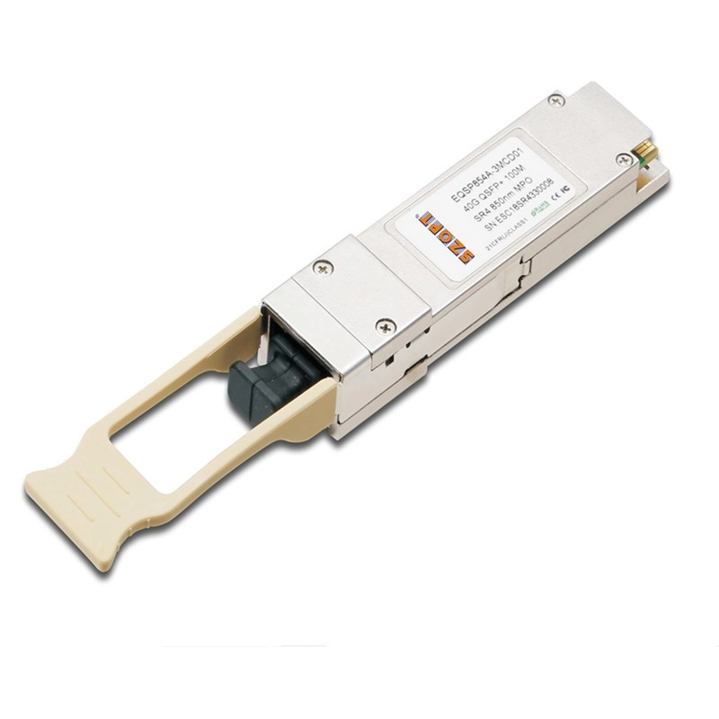 100GBASE-PSM4 QSFP28 1310nm 500m DOM MTP/MPO SMF 光トランシーバー