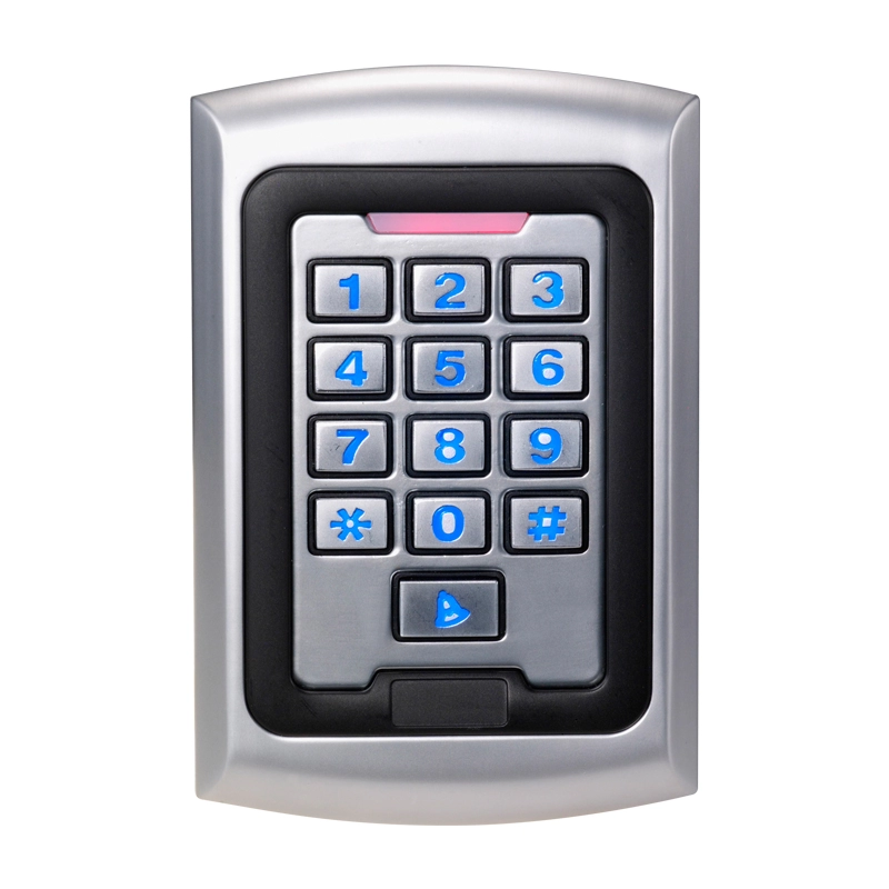 バックライト付きキーボードを備えた破壊行為防止 1 ドア アクセス コントロール