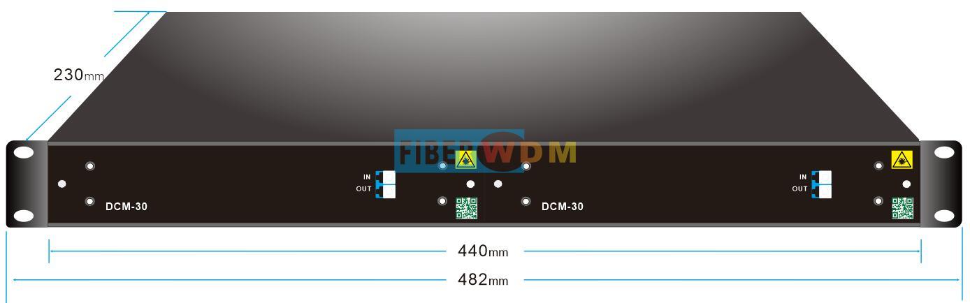 2 スロット 1U ラック、プラグイン 2 DCM モジュールをサポート