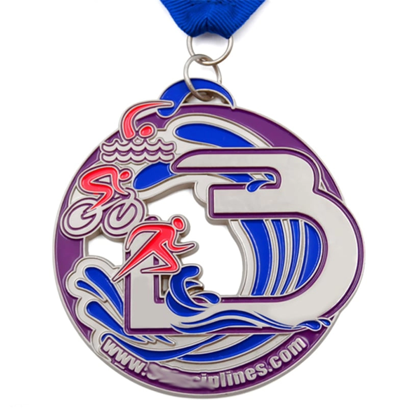 工場カスタムスイムランバイクトライアスロンメダル